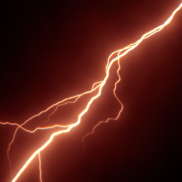X_Tesla red lightning